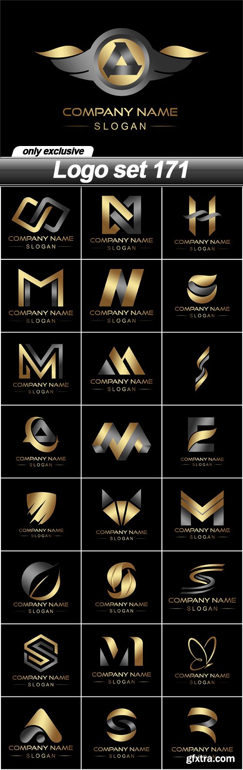 Logo set 171 - 25 EPS