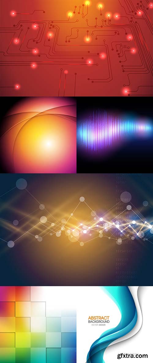 Collection of Vector Abstract Backgrounds 8