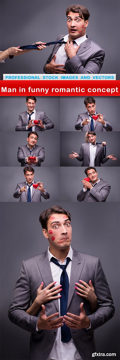 Man in funny romantic concept - 8 UHQ JPEG