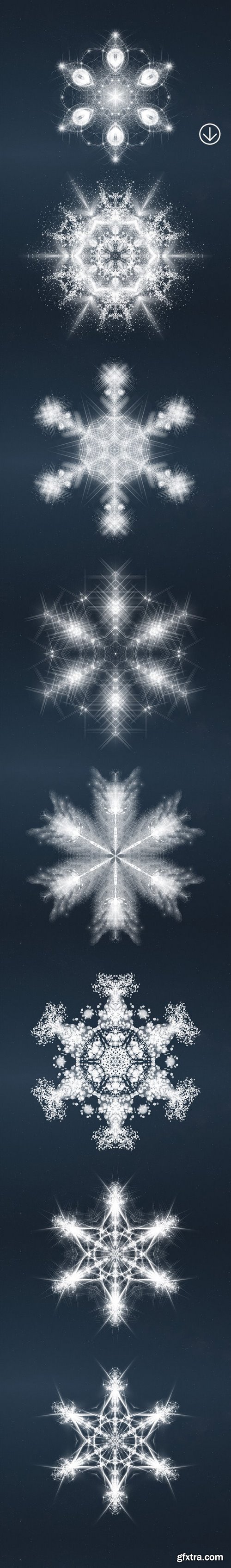 CM - Abstract Snowflakes 433710