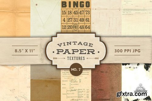 CM - Vintage Paper Textures Mega Pack 423540