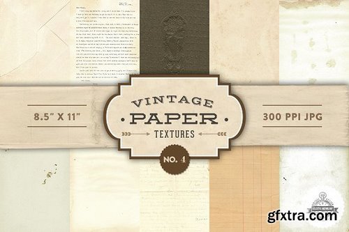 CM - Vintage Paper Textures Mega Pack 423540