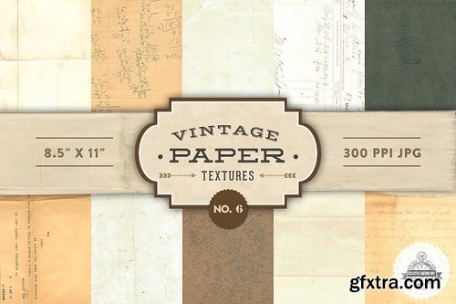 CM - Vintage Paper Textures Mega Pack 423540