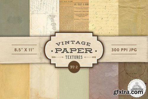 CM - Vintage Paper Textures Mega Pack 423540