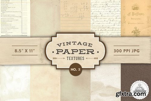 CM - Vintage Paper Textures Mega Pack 423540