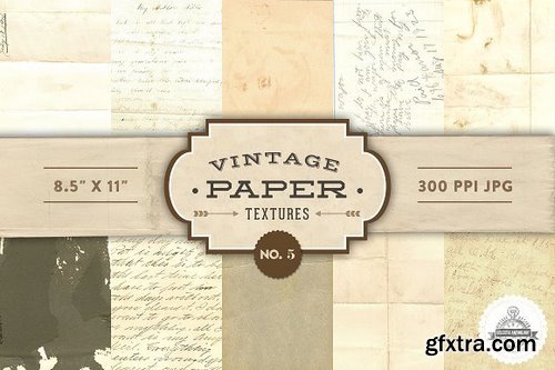 CM - Vintage Paper Textures Mega Pack 423540