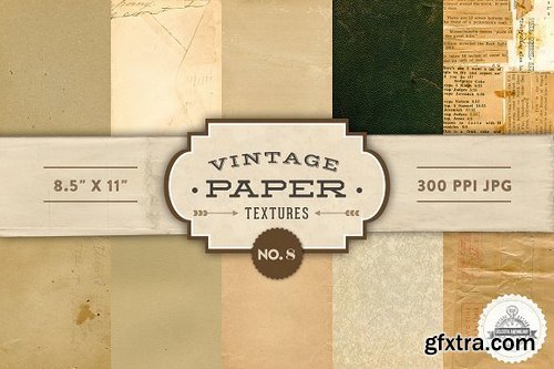 CM - Vintage Paper Textures Mega Pack 423540