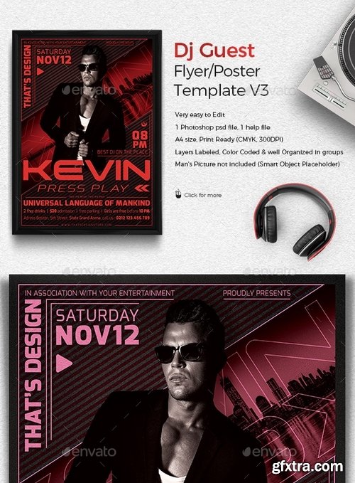 GraphicRiver - DJ Guest Flyer Template V3 9242753