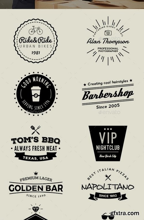 GraphicRiver - Retro Badges 15103853