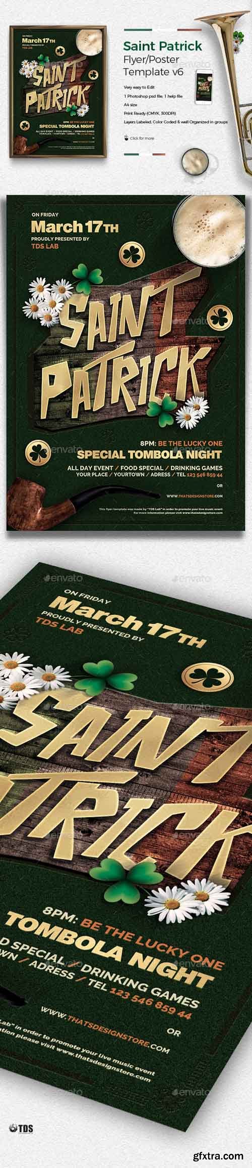 GR - Saint Patricks Day Flyer Template V6 19388957