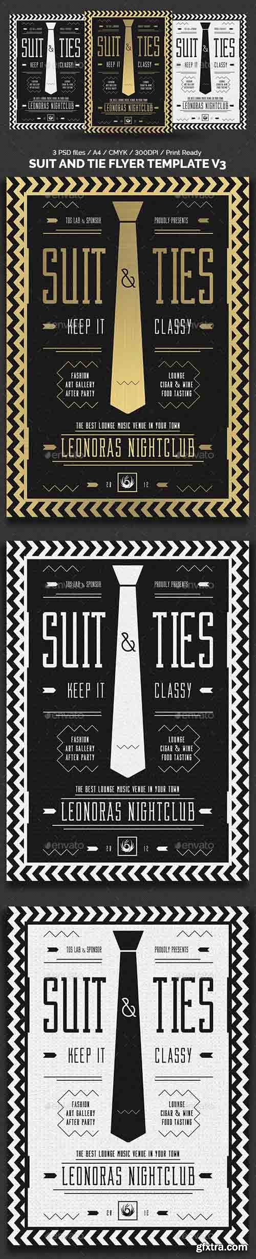 GR - Suit and Tie Flyer Template V3 19364356