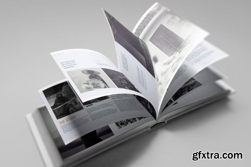 Graphicriver US Landscape Book Mockup 19260228