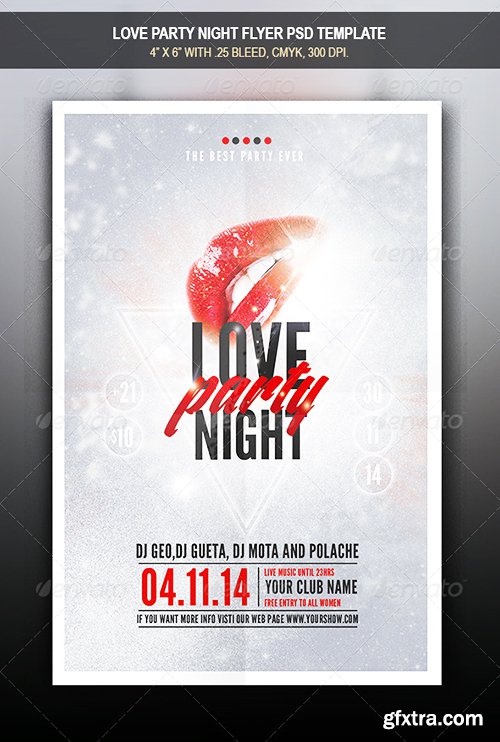 Graphicriver Love Party Night 7973934