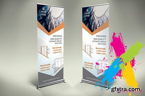 CM Dorw & Windows Roll Up Banner - v097 1174214