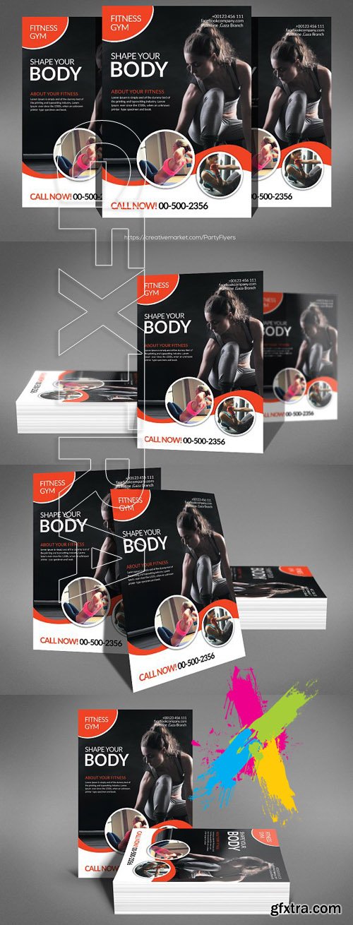 CM Fitness Flyer Template 1174226