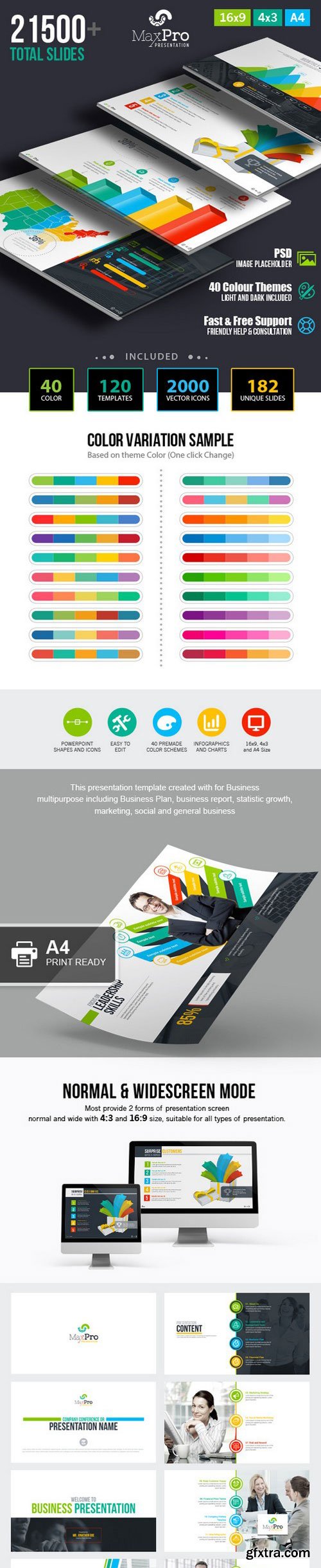 Graphicriver - MaxPro - Business Plan PowerPoint Presentation 11541787