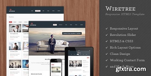 ThemeForest Wiretree - Responsive HTML5 Template 4139358