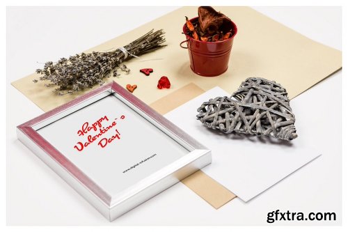 CreativeMarket Frame Mockup VOL.2 - Valentine`s Day 1241832