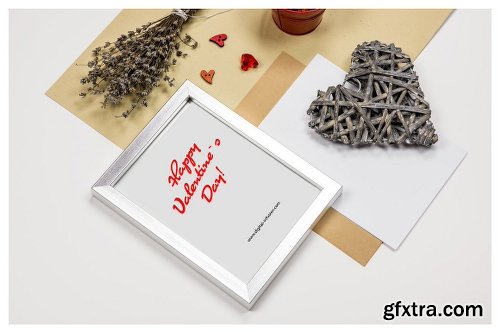 CreativeMarket Frame Mockup VOL.2 - Valentine`s Day 1241832