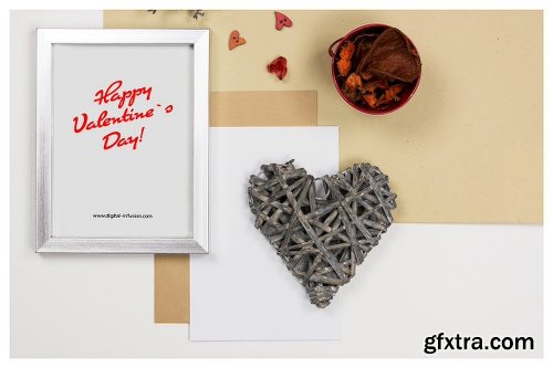 CreativeMarket Frame Mockup VOL.2 - Valentine`s Day 1241832