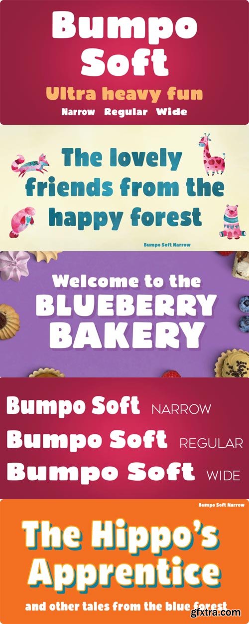 Bumpo Soft Font Family $48