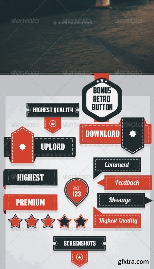 GraphicRiver - Highest Quality - Retro Badges 3187979