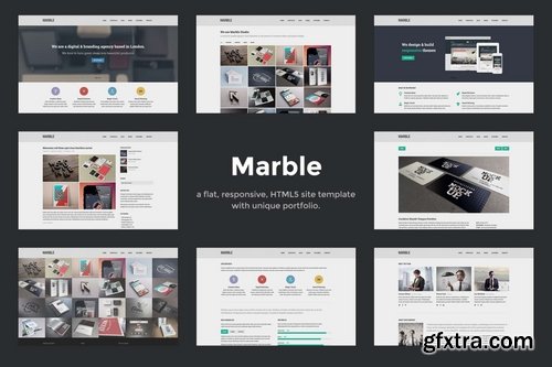 ThemeForest - Marble - Flat Responsive HTML5 Template 5712272