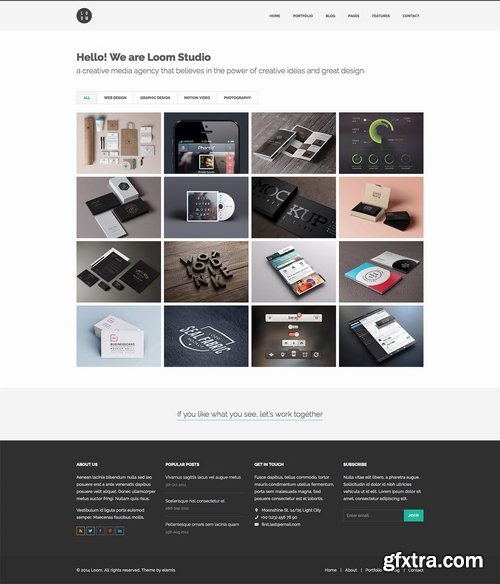 ThemeForest - Loom - Multipurpose Responsive HTML5 Template 7203375