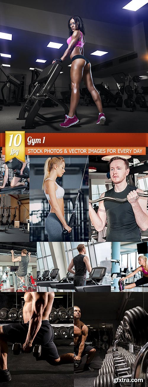 Gym 1, 10 x UHQ JPEG