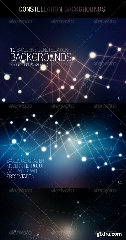 GraphicRiver - Constellation Backgrounds 6978127