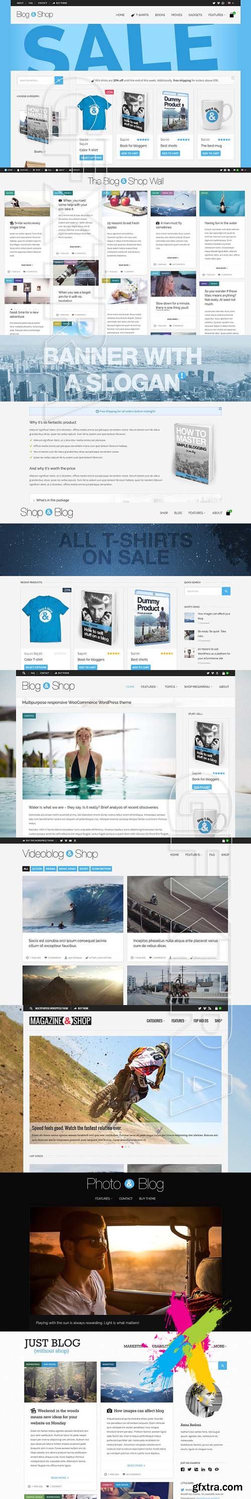 CM Blog & Shop — WordPress Theme 1094059