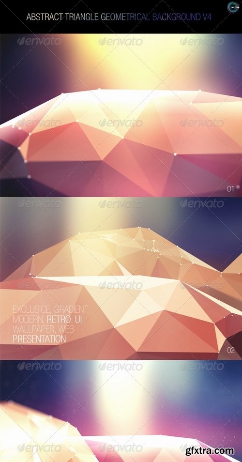 GraphicRiver - Abstract Triangle Geometrical Background V4 7915477