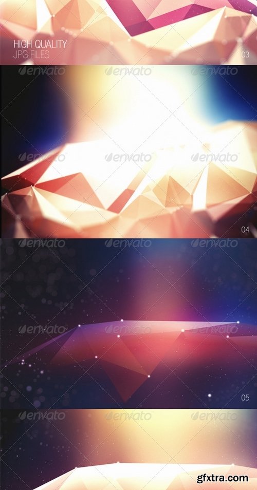 GraphicRiver - Abstract Triangle Geometrical Background V4 7915477