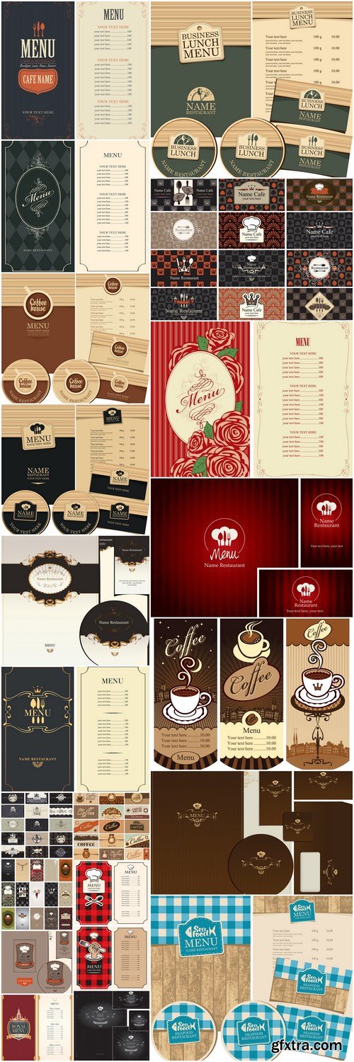 Restaurant Template Design - 25 Vector