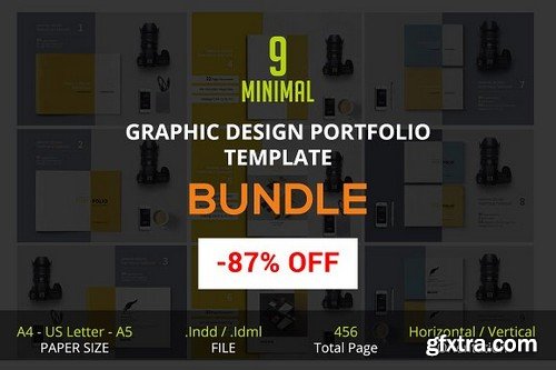 CM - Bundle - Graphic Design Portfolio 1175897