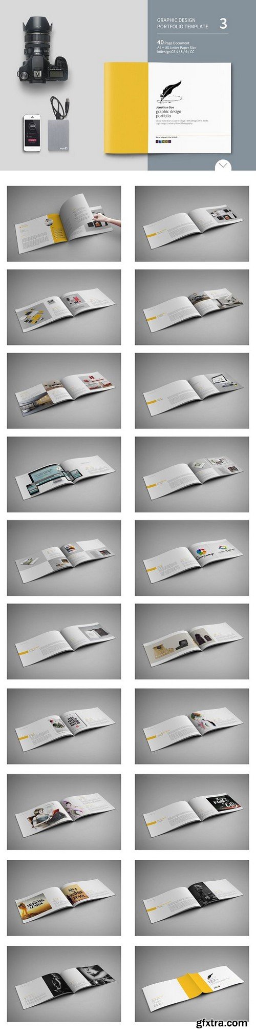 CM - Bundle - Graphic Design Portfolio 1175897