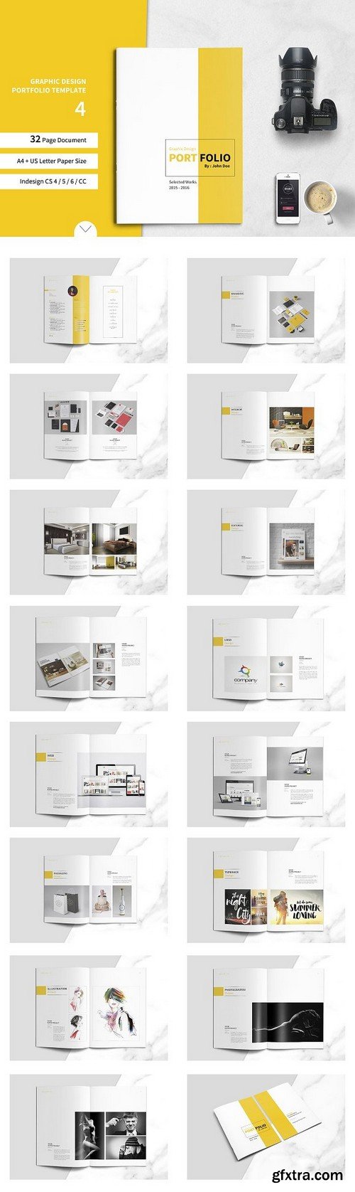 CM - Bundle - Graphic Design Portfolio 1175897