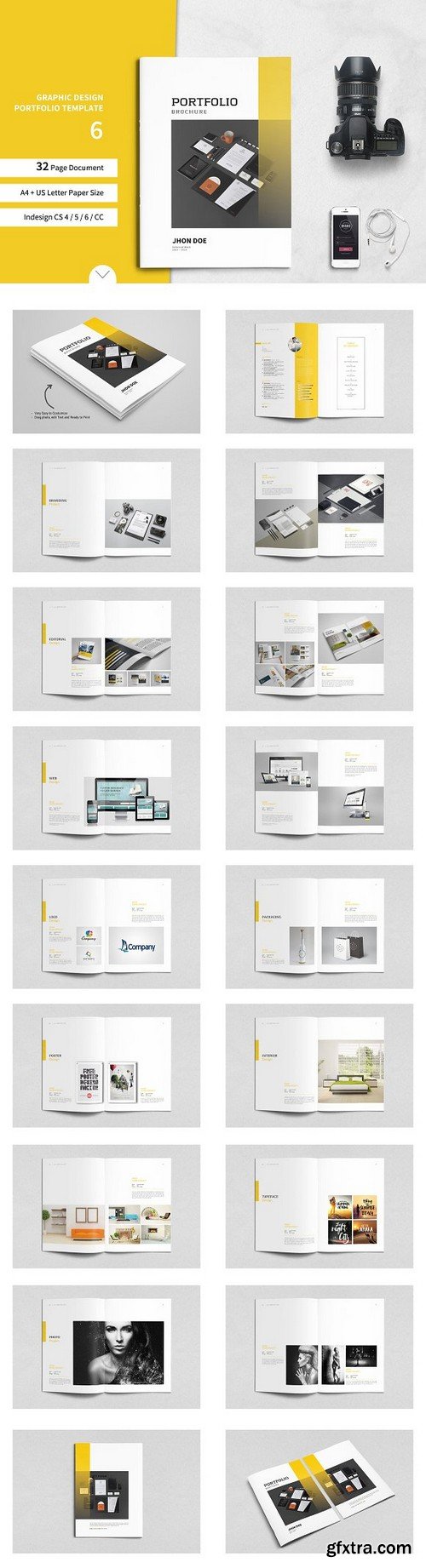 CM - Bundle - Graphic Design Portfolio 1175897