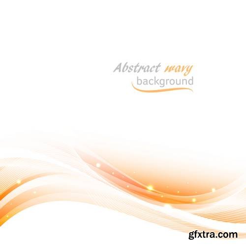 Abstract Wavy Business Vector Background or Banner