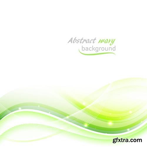 Abstract Wavy Business Vector Background or Banner