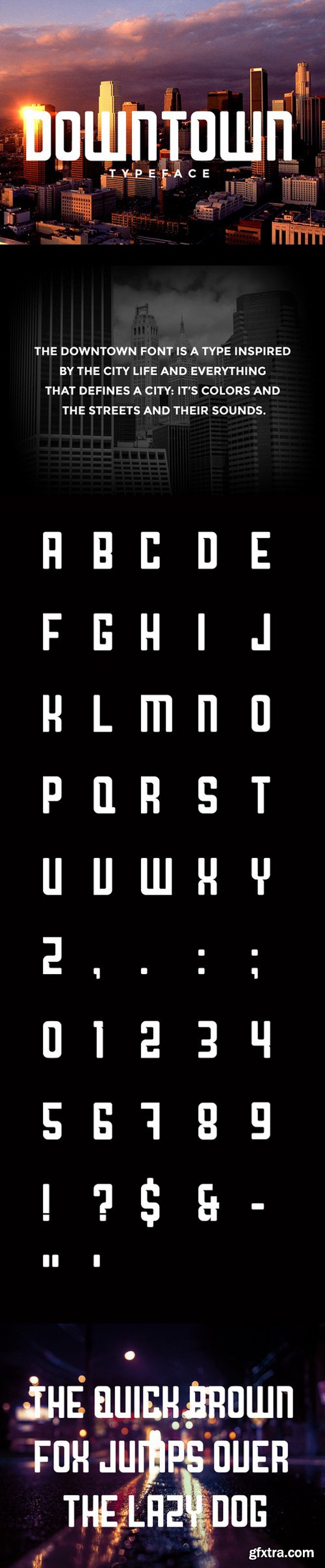 Downtown Typeface