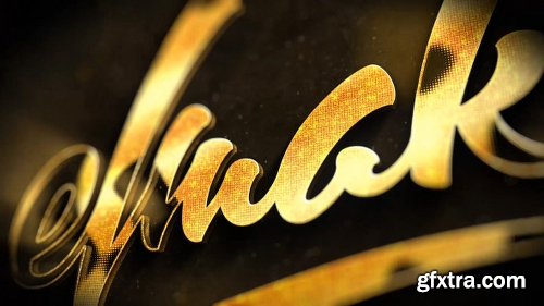 Videohive Golden Logo 9331620