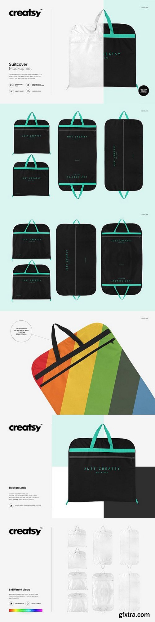 CM - Suitcover Mockup Set 1213430