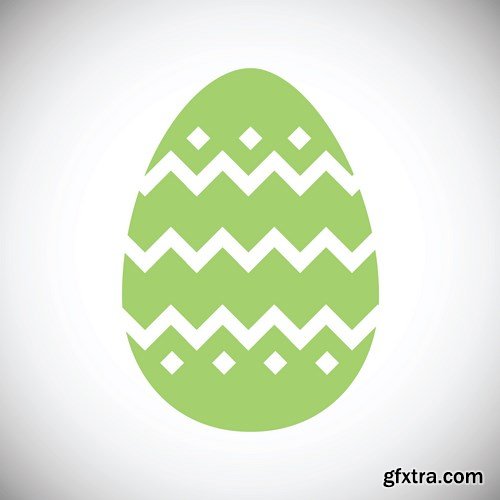 Easter eggs, Easter rabbit & bunny - Happy Easter 7 - Set of 30xEPS,AI Professional Vector Stock