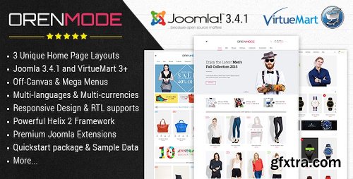 ThemeForest Vina OrenMode - Multipurpose Virtuemart 3 Template 10943565