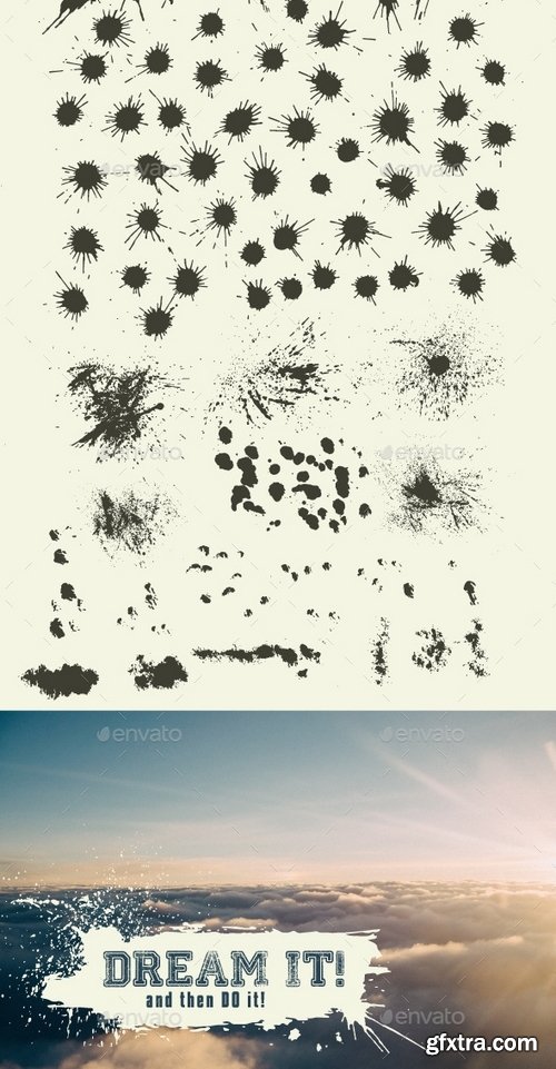 GraphicRiver - Grunge Blots and Splashes 9995525