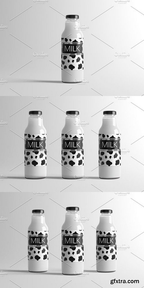 CM - Milk Bottle Mock-Up 690833