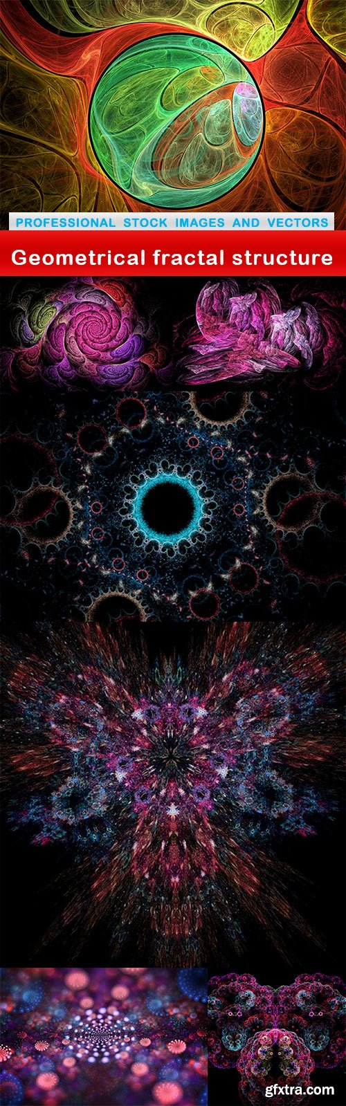 Geometrical fractal structure - 7 UHQ JPEG