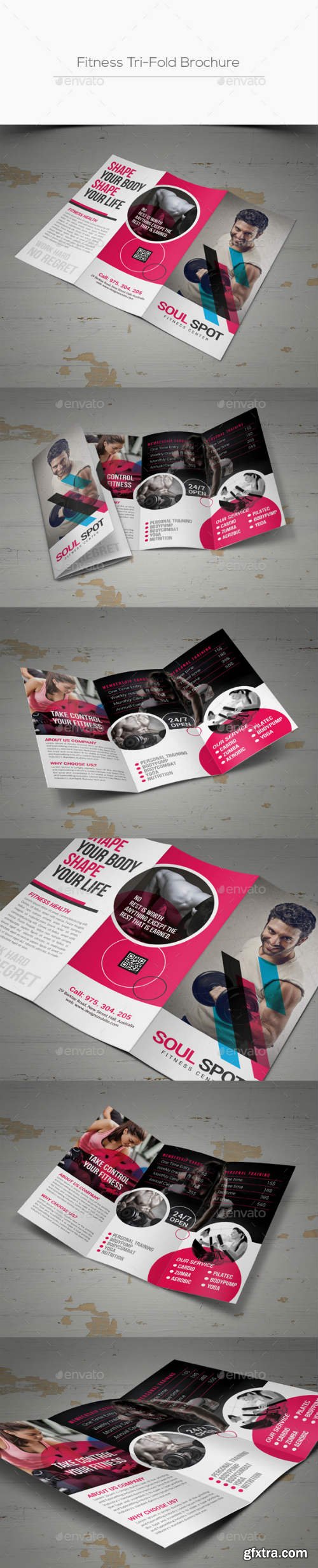 GR - Fitness Tri-Fold Brochure 19340539