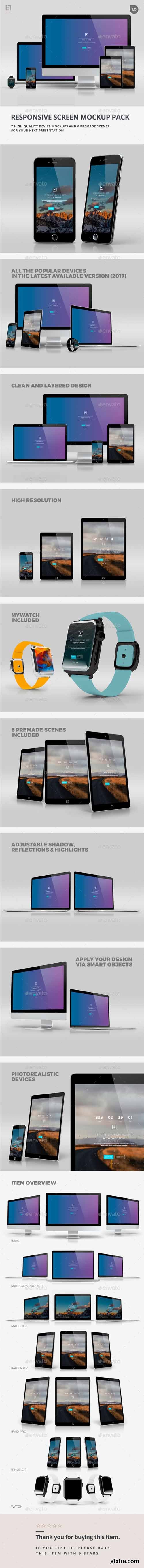 GR - Responsive Screen Mockup Pack 19402690